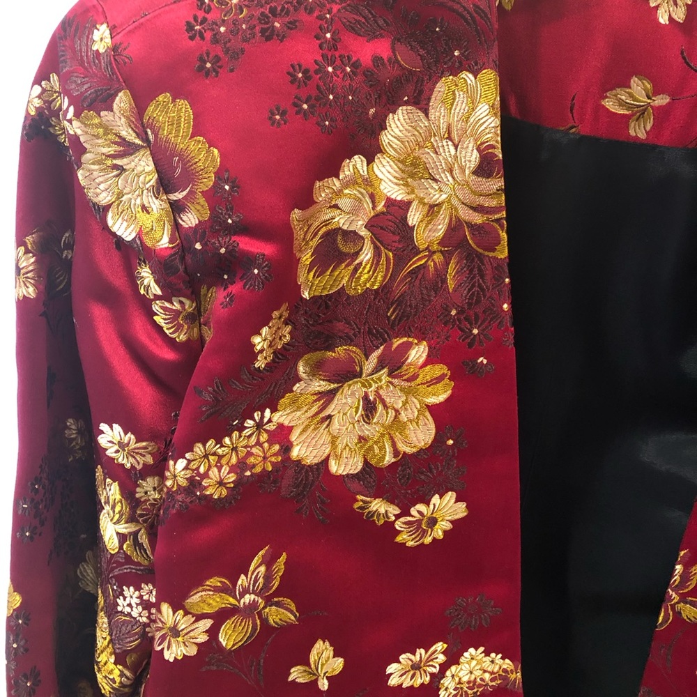 Asian style cropped jacket - Picture 2 of 3